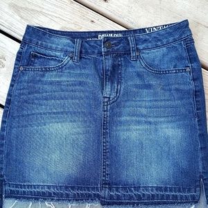 Denim Mini Skirt